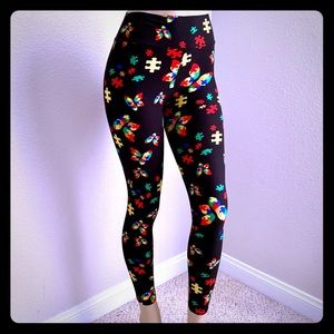 Cute Puzzle Leggings